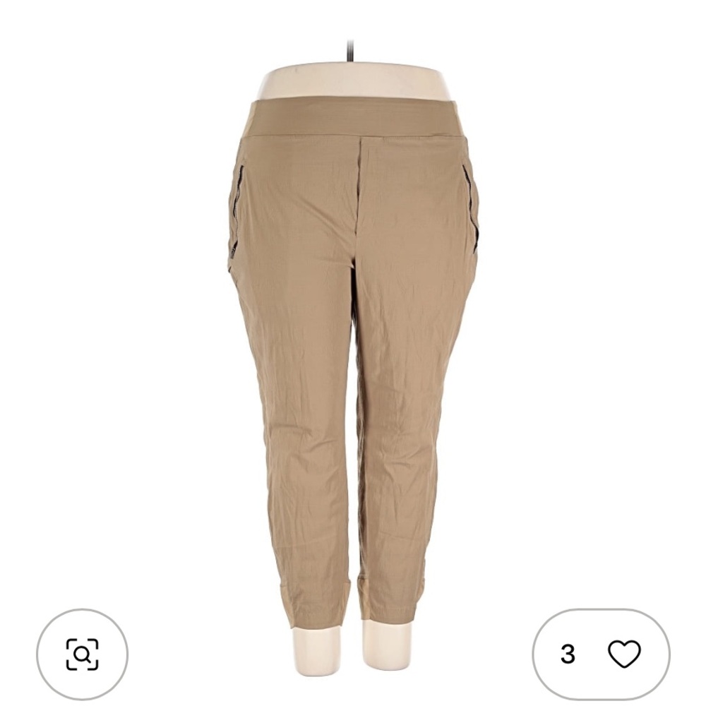 Athleta Cropped Tan Brooklyn heights Pants
